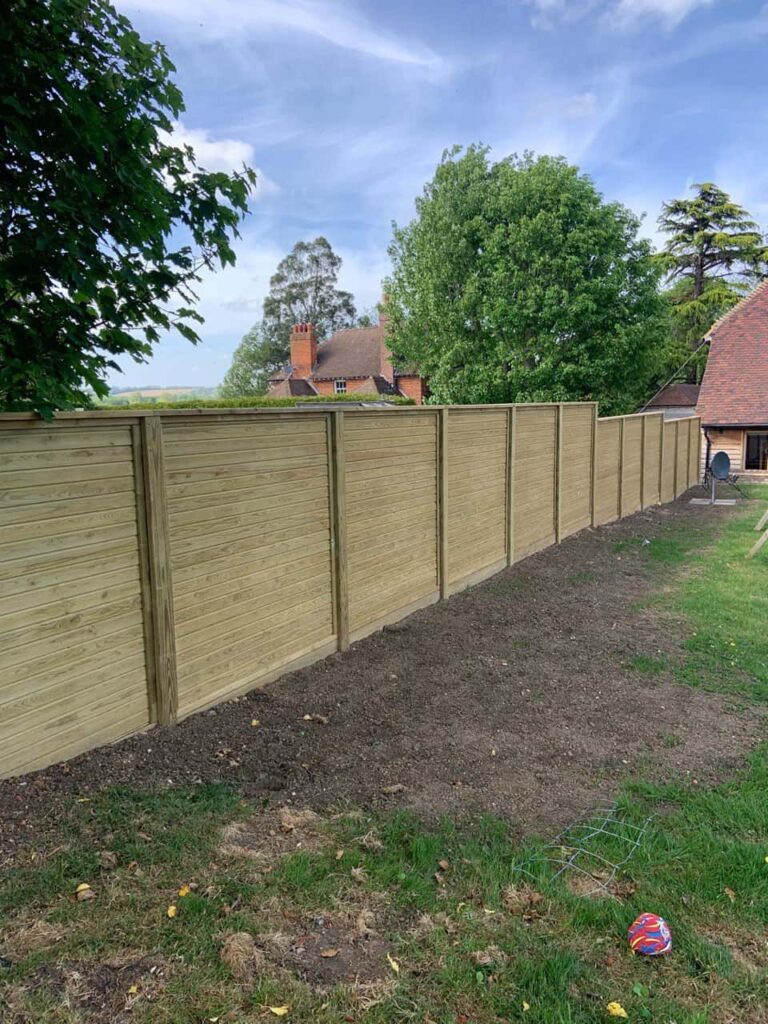 This is a photo of an acoustic fence installed by Fast Fix Fencing Norwich